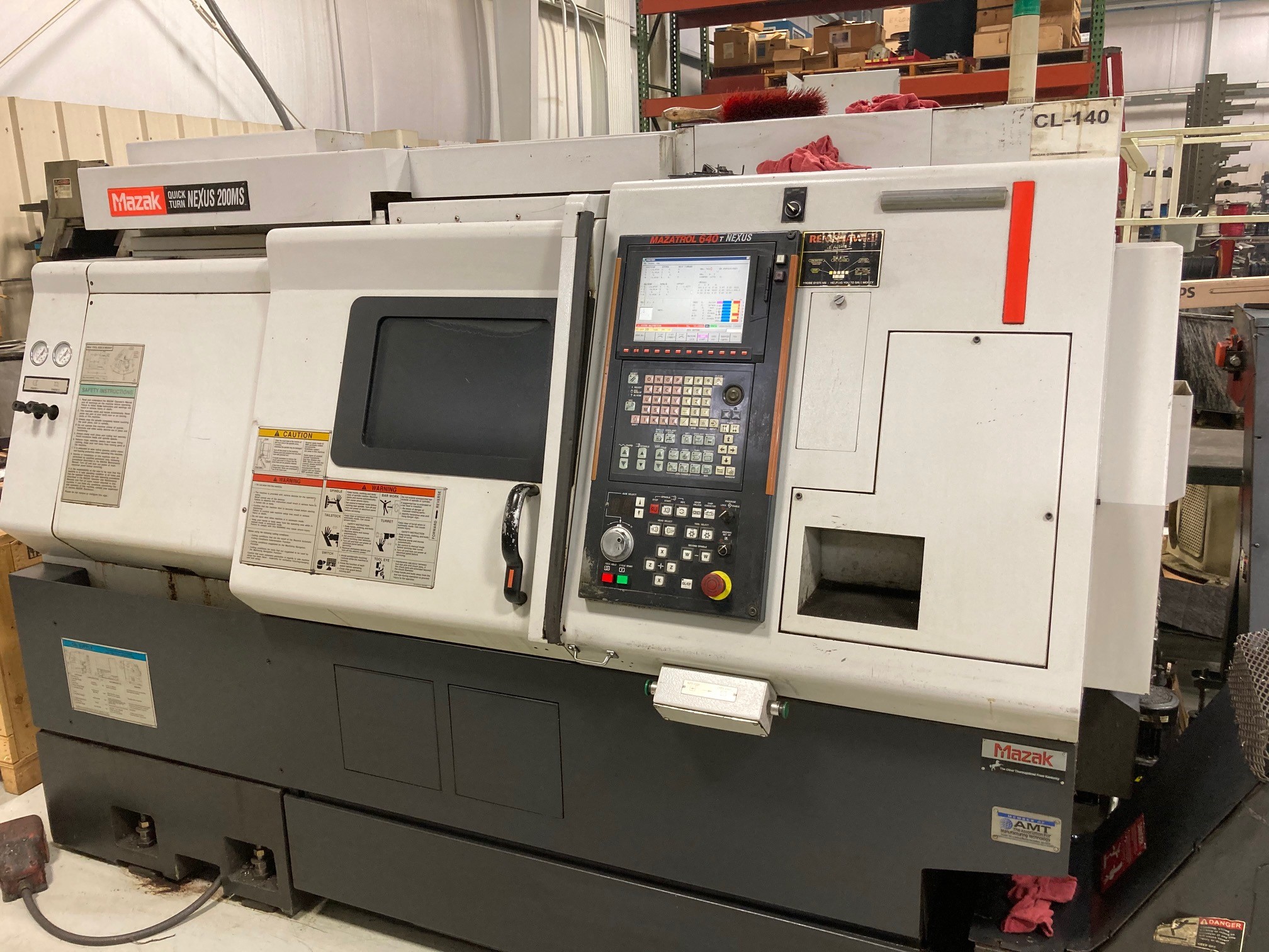 Mazak Quick Turn 200MS, Machine ID: 8009